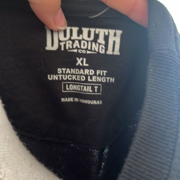 NWT Duluth Trading Co Black Long Sleeve Tee - Picture 8 of 8